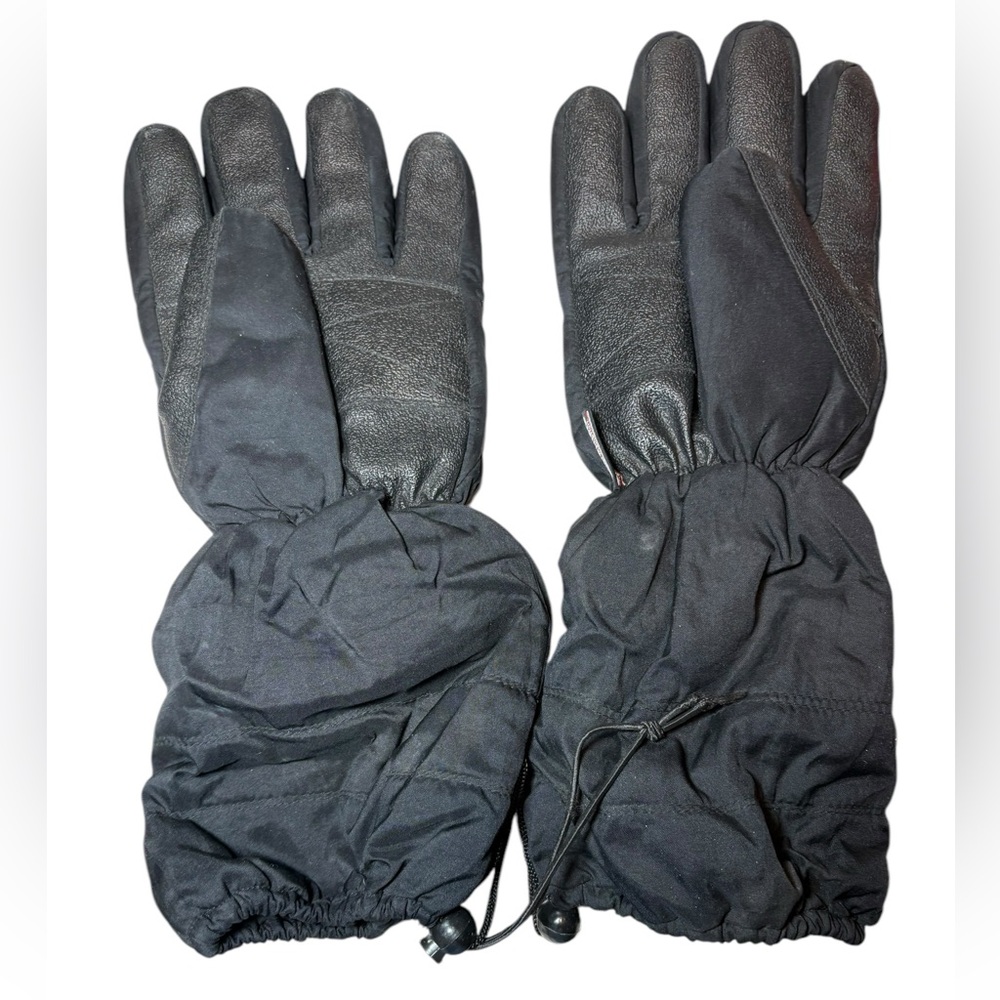 Becker Motorcycle Nylon Gloves Biker Riding Men's Black Thinsulate Insulated